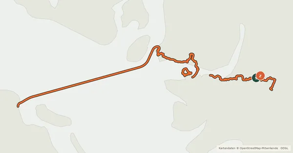 Kartenübersicht der Radroute Trans Canada Trail