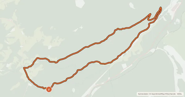 Kartenübersicht der Radroute Triendlweg-Bauernwald