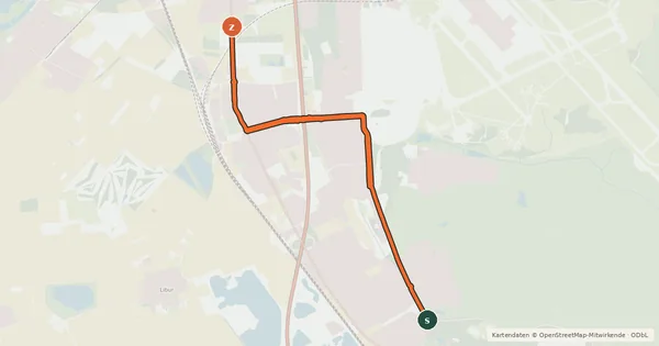 Kartenübersicht der Radroute Troisdorf (23) - Köln Porz Elsdorf (46)