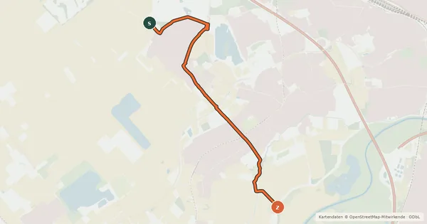 Kartenübersicht der Radroute Troisdorf Kriegsdorf (22) - Troisdorf Sieglarer See (30)