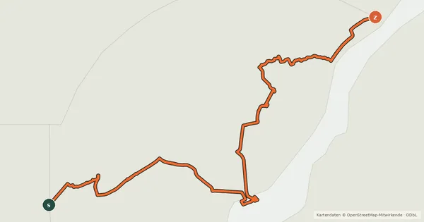 Kartenübersicht der Radroute USBR 201 (Delaware)