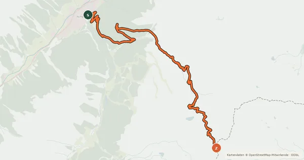 Kartenübersicht der Radroute Velilltrail