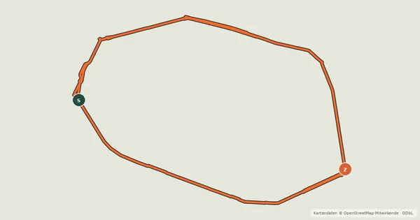 Kartenübersicht der Radroute Vélopolitain Circulaire 1 - Grands Boulevards