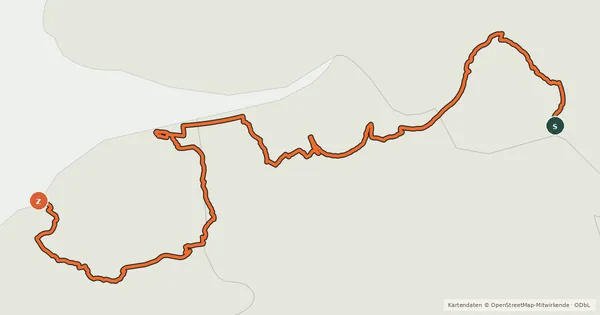 Kartenübersicht der Radroute Véloroute La Seine à Vélo (branche alternative vers Honfleur)