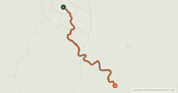 Kartenübersicht der Radroute Véloroute La Seine à vélo (Tronçon Île de France - Sud)