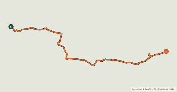 Kartenübersicht der Radroute Vendée Vélo 63 Roche sur Yon à la Ferrière