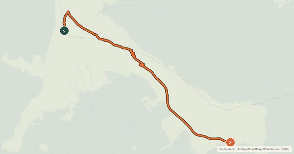 Kartenübersicht der Radroute Vorauer Schwaig Trail