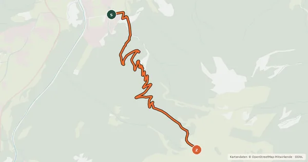 Kartenübersicht der Radroute Wallberg Runde
