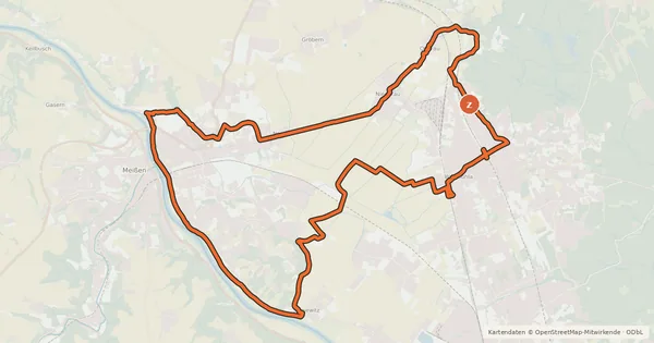 Kartenübersicht der Radroute Weinerlebnis-Tour