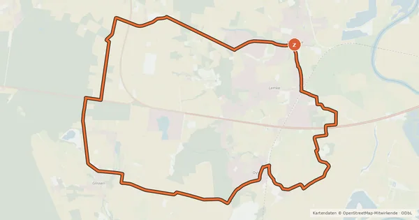 Kartenübersicht der Radroute Weizen-Tour