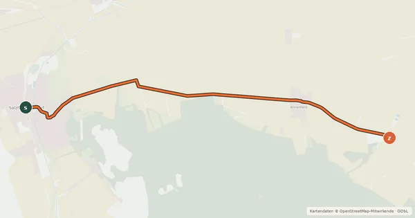 Kartenübersicht der Radroute Weser-Leine Radweg