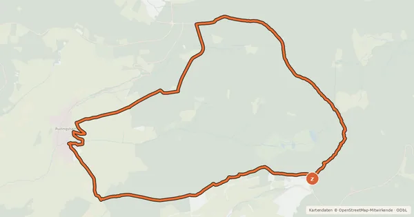 Kartenübersicht der Radroute Wildsau-Trail
