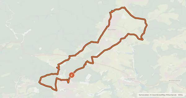 Kartenübersicht der Radroute WT5 Familienradtour rund um Wüstenrot