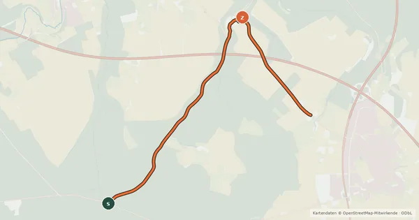 Kartenübersicht der Radroute Wünnenberger Radrunde Nr.1