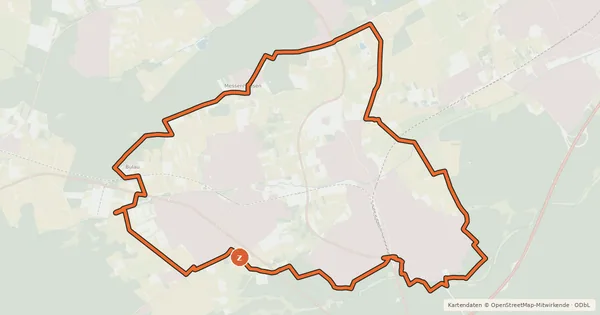 Kartenübersicht der Radroute wumboR-Radweg