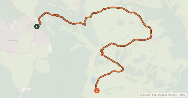 Kartenübersicht der Radroute Zur Walleralm und zurück
