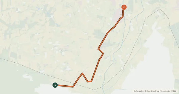 Kartenübersicht der Radroute Zwei Länder Tour