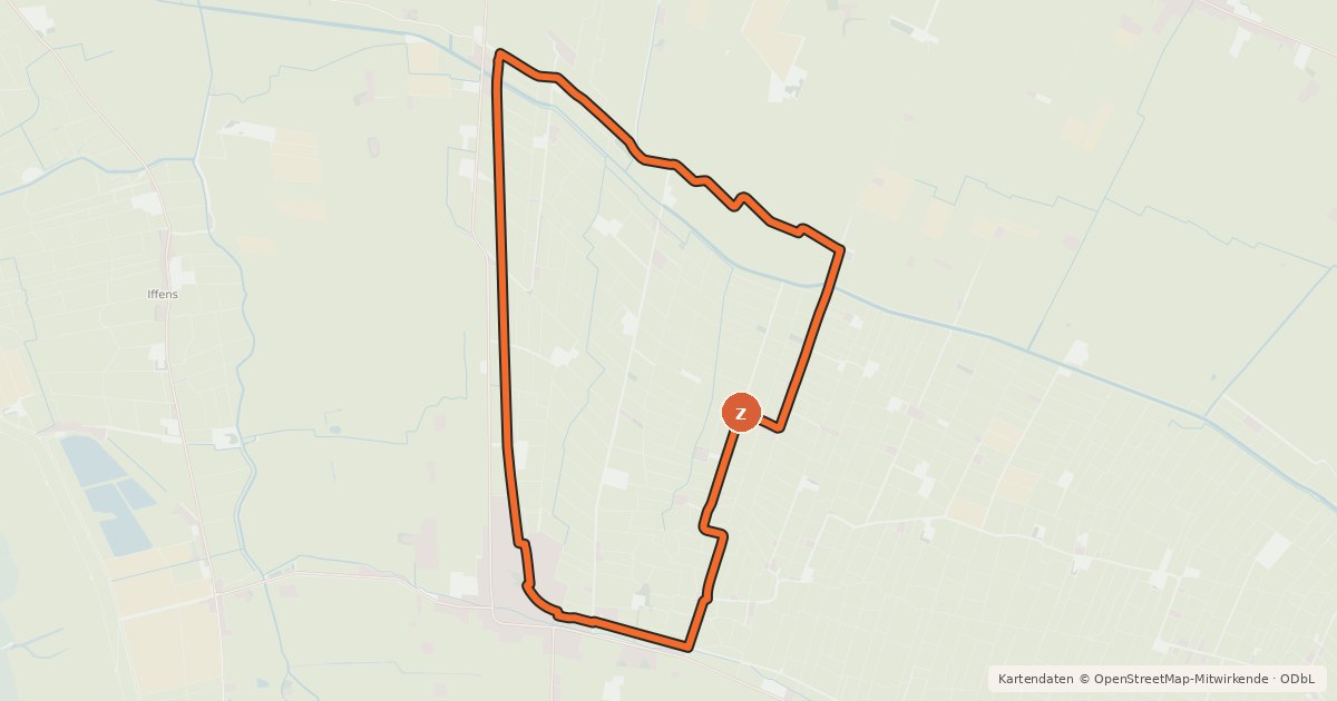 Kartenübersicht der Radroute Tour 2