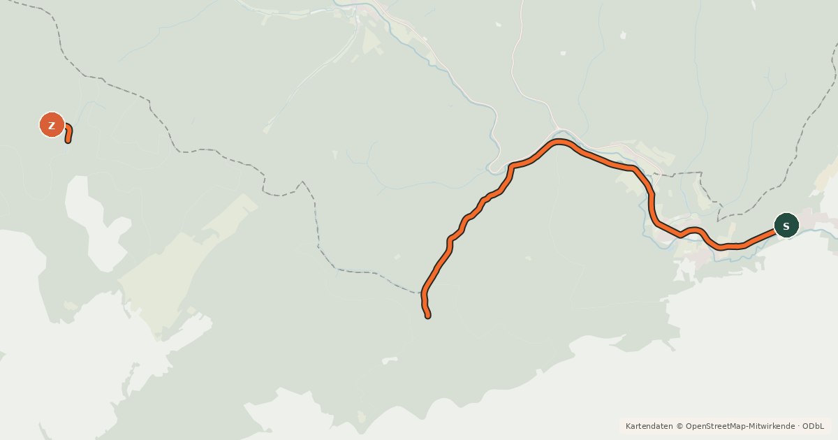 Kartenübersicht der Radroute Traversée du massif des Vosges, Wissembourg-Saverne