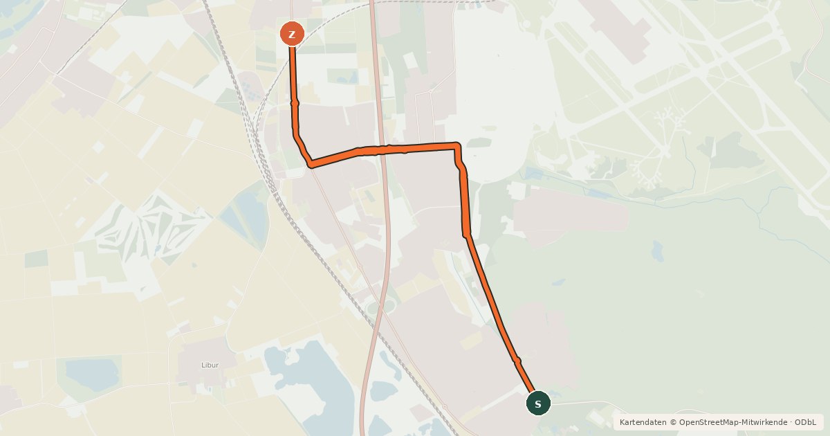 Kartenübersicht der Radroute Troisdorf (23) - Köln Porz Elsdorf (46)