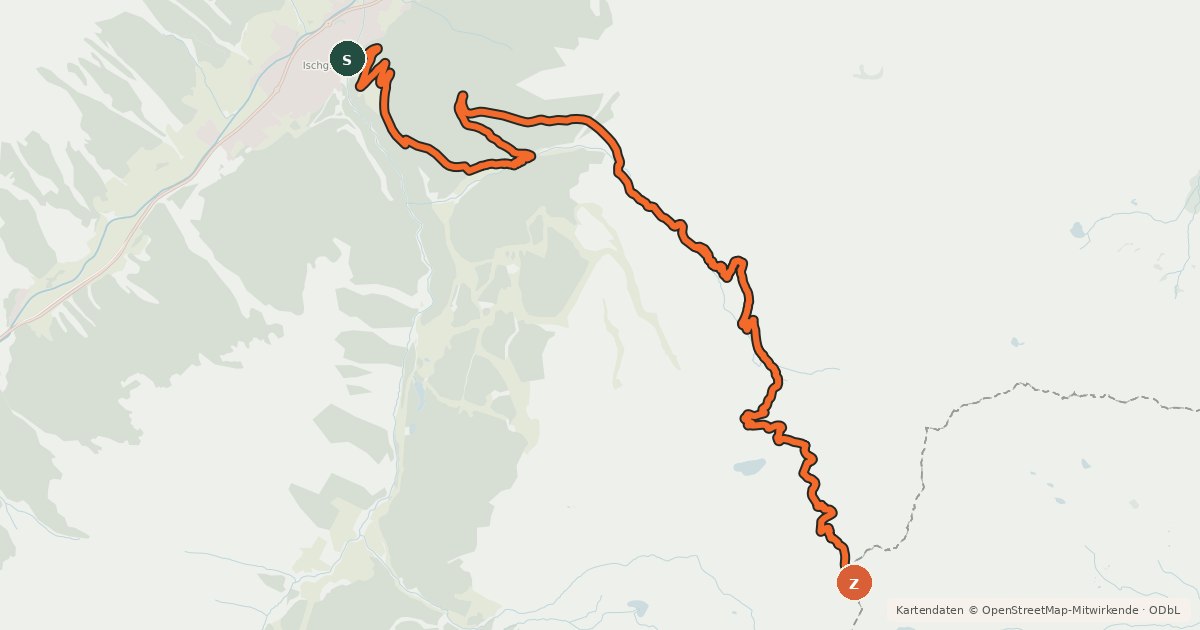 Kartenübersicht der Radroute Velilltrail