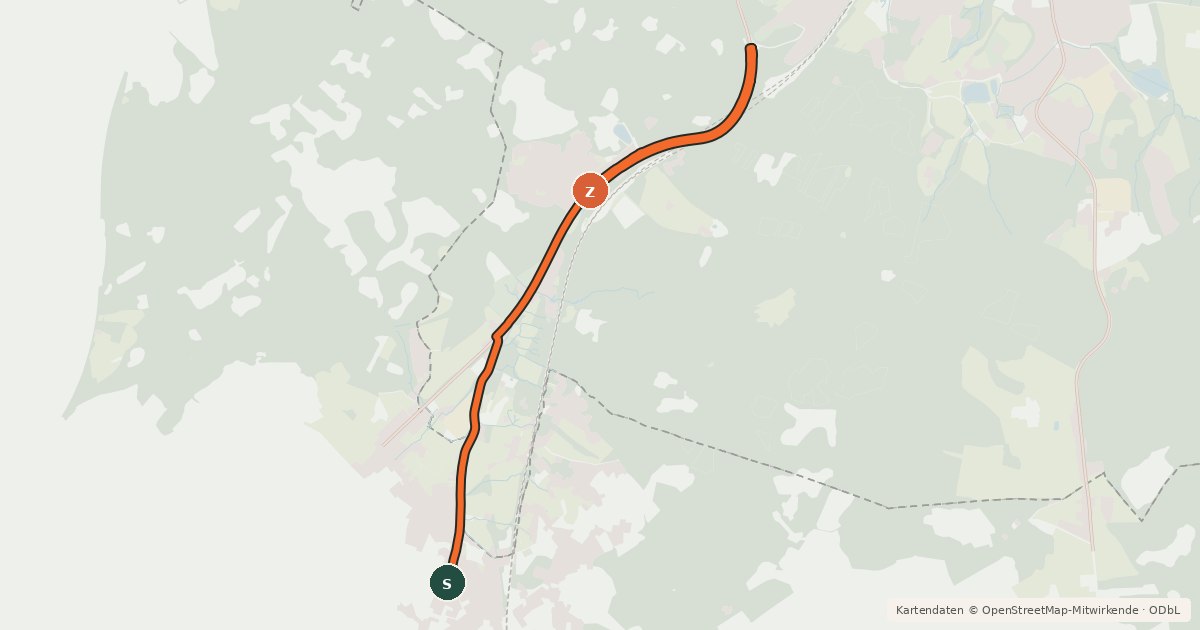 Kartenübersicht der Radroute Waldschenke (13) - Hergenrath (B) (15)