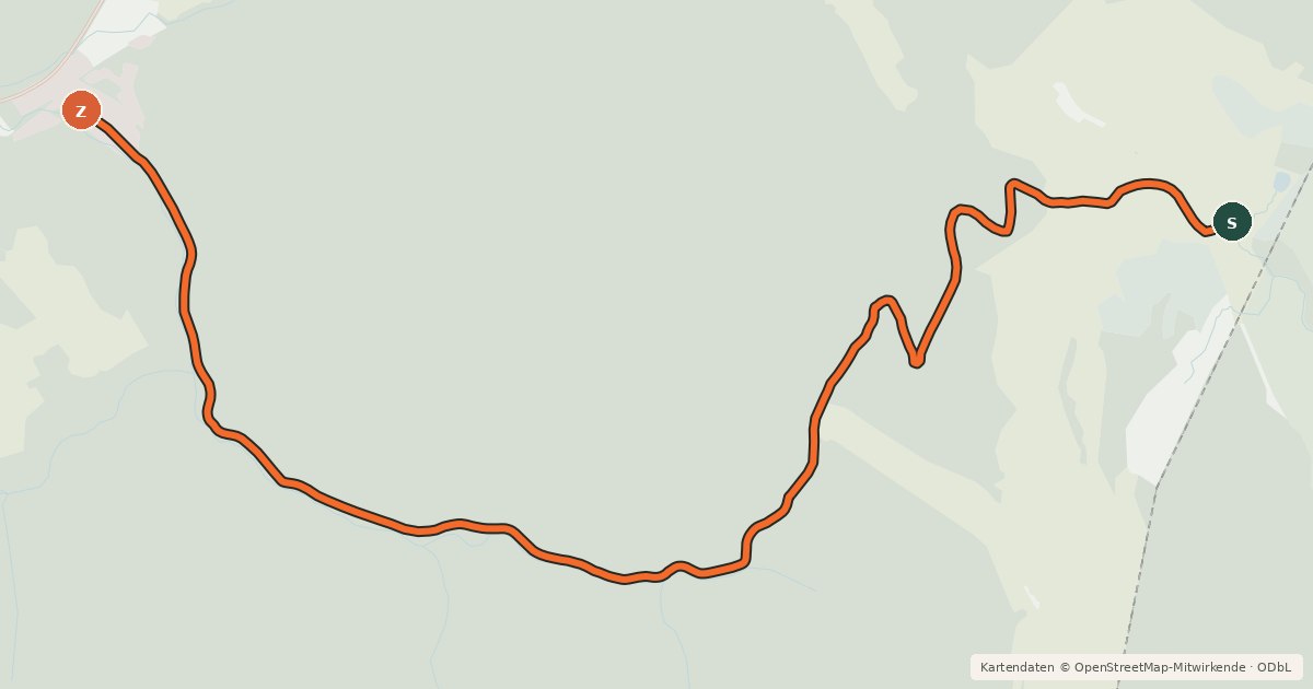Kartenübersicht der Radroute Watzmann-Hochkönig MTB-Runde