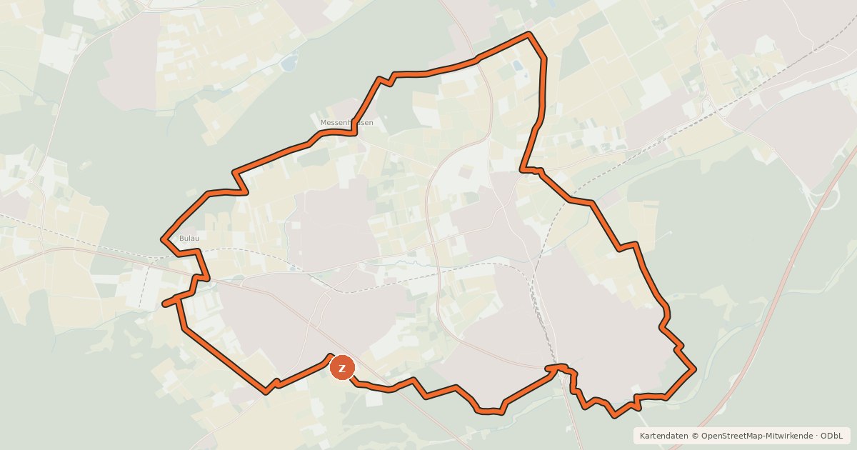 Kartenübersicht der Radroute wumboR-Radweg